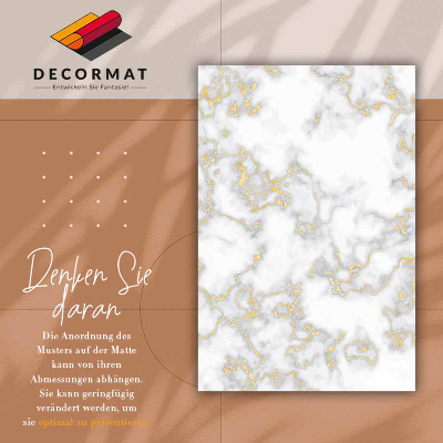 Universal vinyl carpet Marble golden river