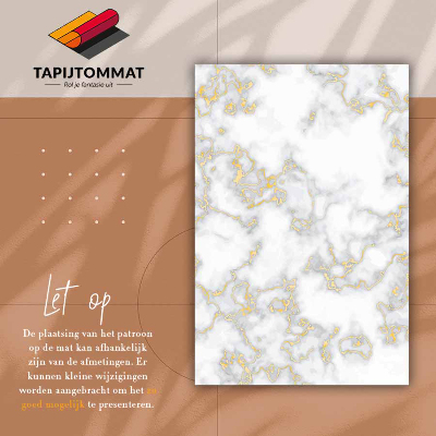 Universal vinyl carpet Marble golden river