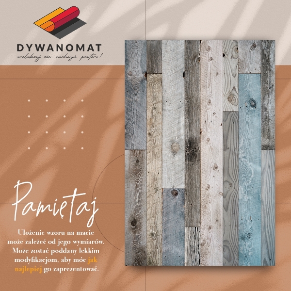 Universal vinyl carpet Old boards