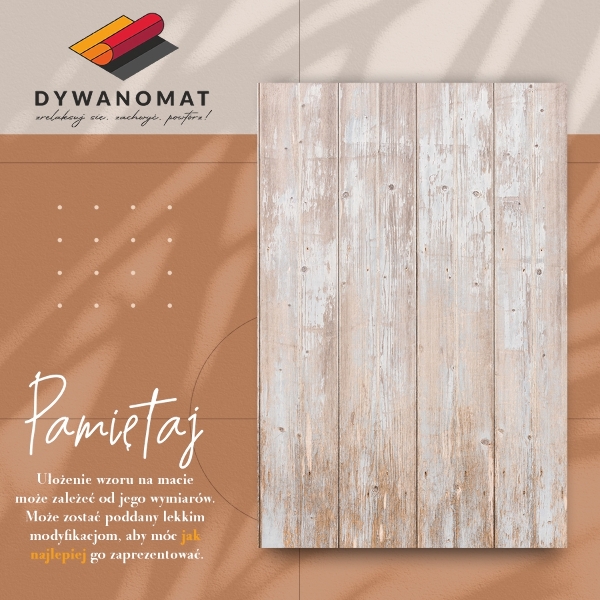 Vinyl floor mat Aged boards