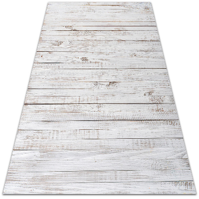 Fashionable vinyl rug White boards texture