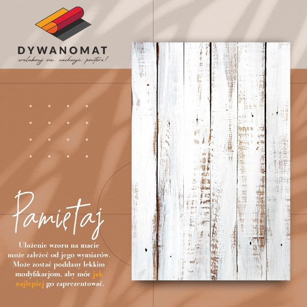 Interior PVC rug Rustic wood