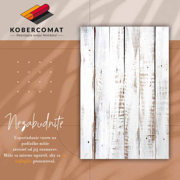 Interior PVC rug Rustic wood