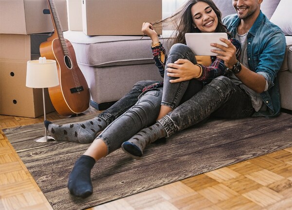 Fashinable interior vinyl carpet Beautiful boards