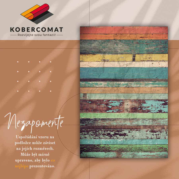 Indoor vinyl PVC carpet Colorful boards