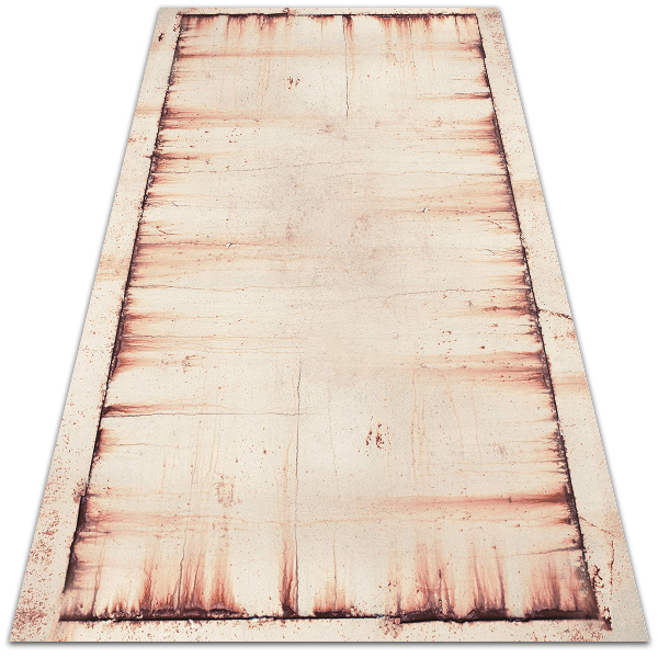 Vinyl floor rug Rust texture