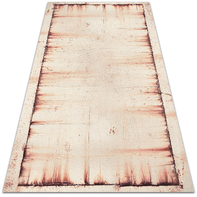 Vinyl floor rug Rust texture