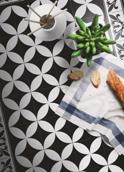Interior PVC rug Spanish tiles