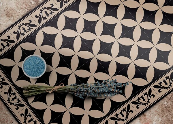 Vinyl rug Spanish tiles
