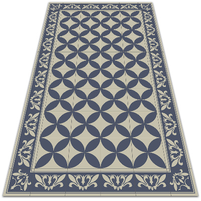 Vinyl floor rug Azulejos pattern