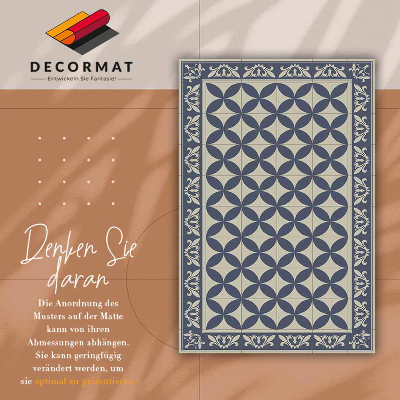 Vinyl floor rug Azulejos pattern