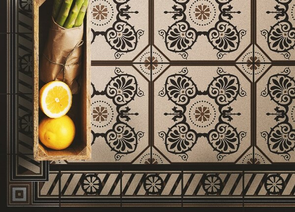 Vinyl floor mat Classic tiles