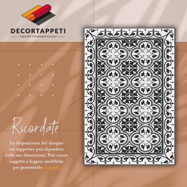 Universal vinyl carpet Portuguese tiles