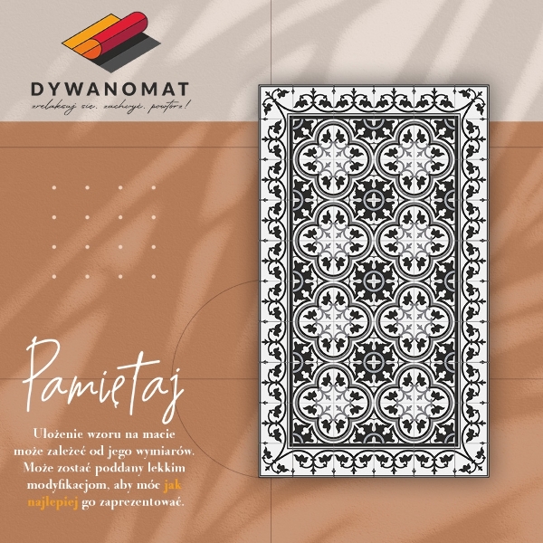 Universal vinyl carpet Portuguese tiles