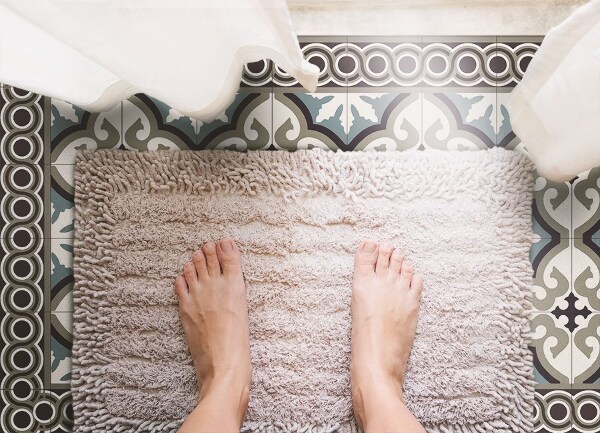 Indoor vinyl PVC carpet Portuguese style