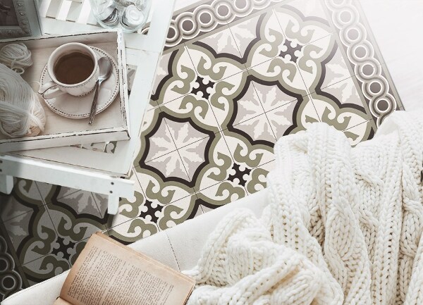Interior PVC rug Spanish pattern