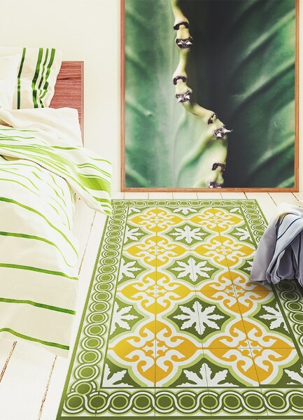 Indoor vinyl PVC carpet Classic tiles