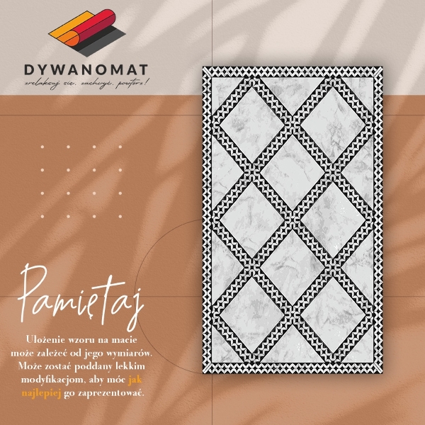 Vinyl carpet Marble pattern