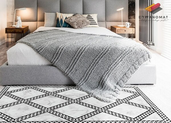 Vinyl carpet Marble pattern