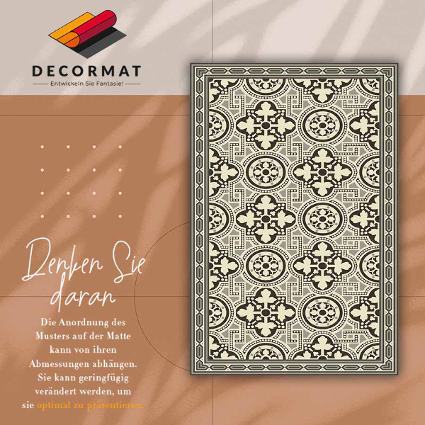 Vinyl floor rug Talavera style