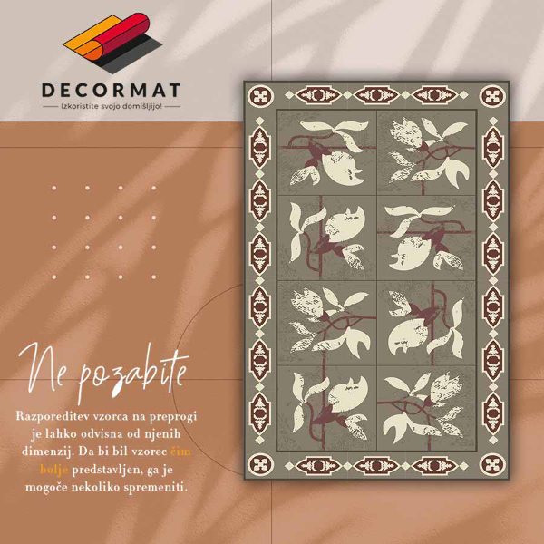 Interior PVC rug Magnolia tiles