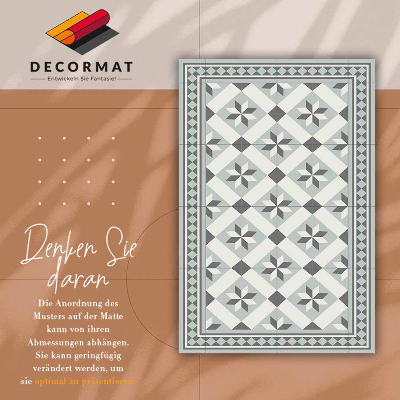 Indoor vinyl PVC carpet Eight-pointed star