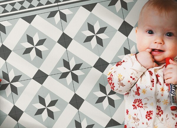 Indoor vinyl PVC carpet Eight-pointed star