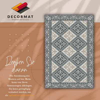 Indoor vinyl PVC carpet Geometric ornaments