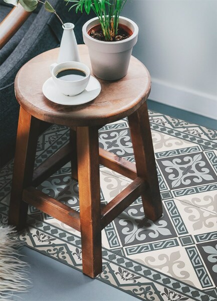 Indoor vinyl PVC carpet Geometric ornaments