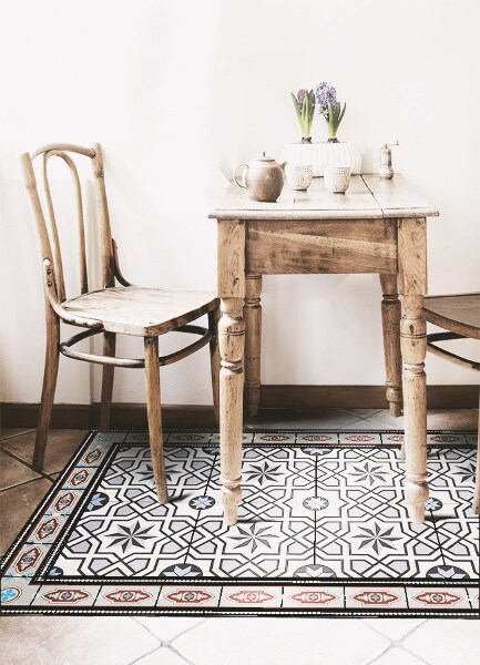Universal vinyl carpet Geometric stars