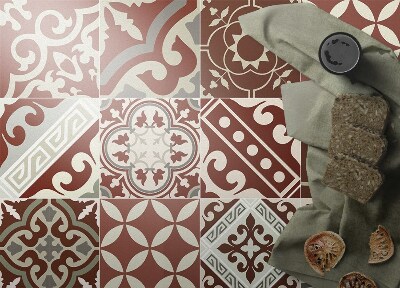 Interior vinyl floor mat Vintage talavera