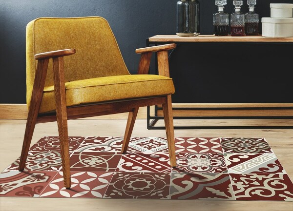 Interior vinyl floor mat Vintage talavera