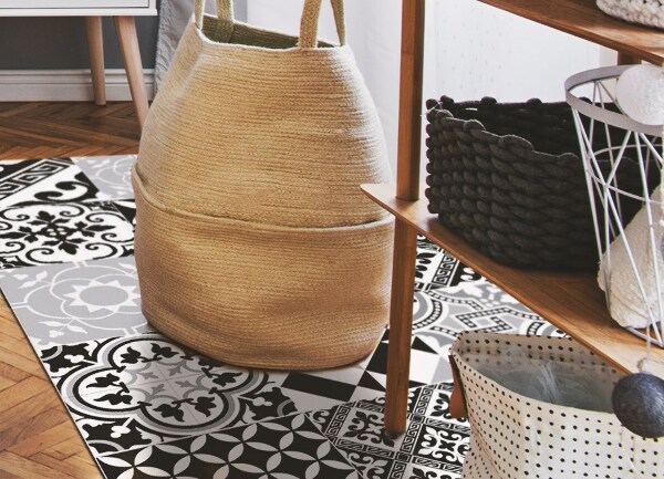 Vinyl floor rug Crazy patterns