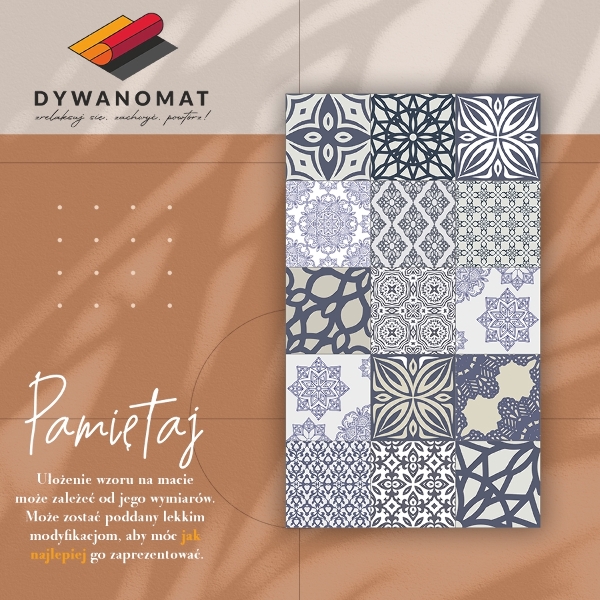 Vinyl floor mat Ethnic mix