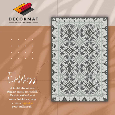 Vinyl floor mat Geometric abstraction