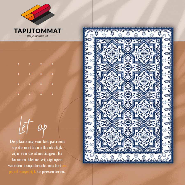 Vinyl rug Portuguese style