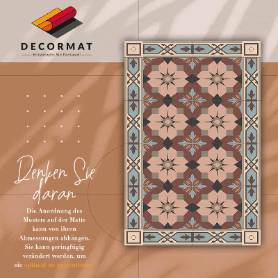 Vinyl rug Geometric tiles