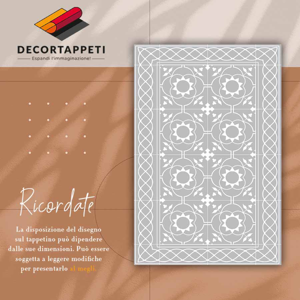 Indoor vinyl PVC carpet Symmetrical pattern