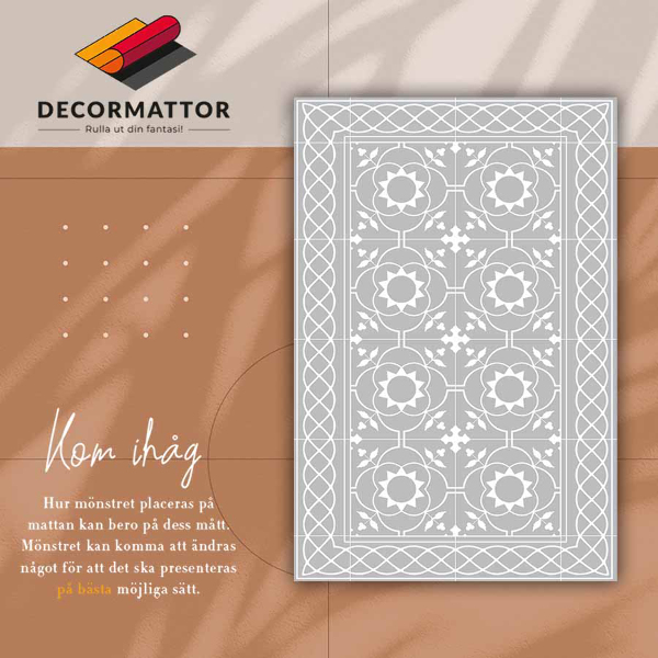 Indoor vinyl PVC carpet Symmetrical pattern