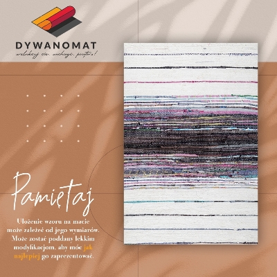 Indoor vinyl PVC carpet Colorful stripes
