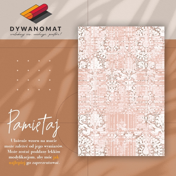 Interior vinyl floor mat Old ornaments