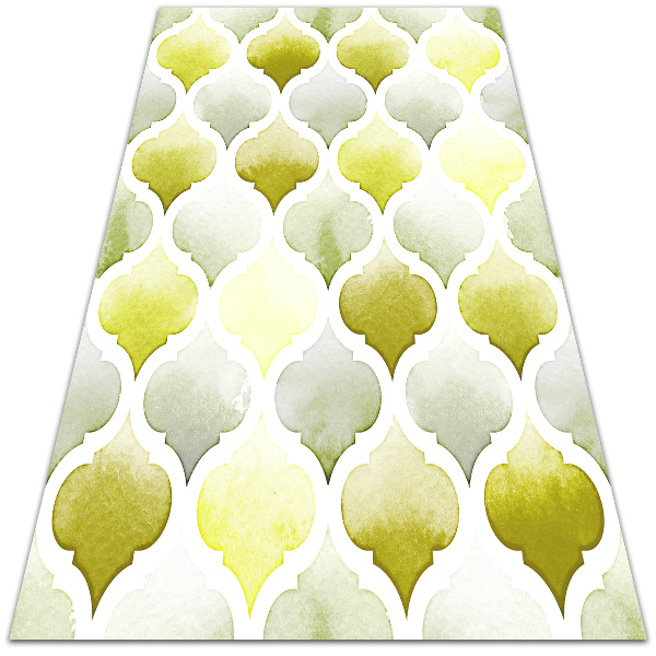 Vinyl floor rug Moroccan lemons