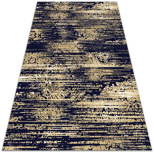 Vinyl floor rug The texture of damaged fabric
