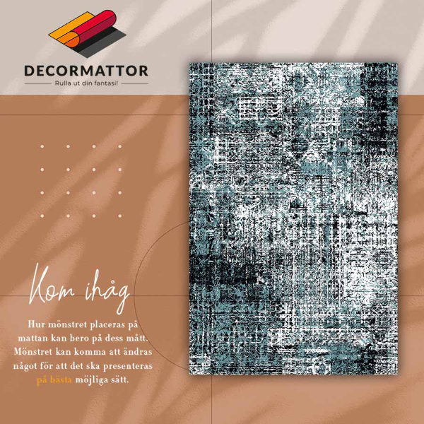 Vinyl floor mat Pattern of worn fabric