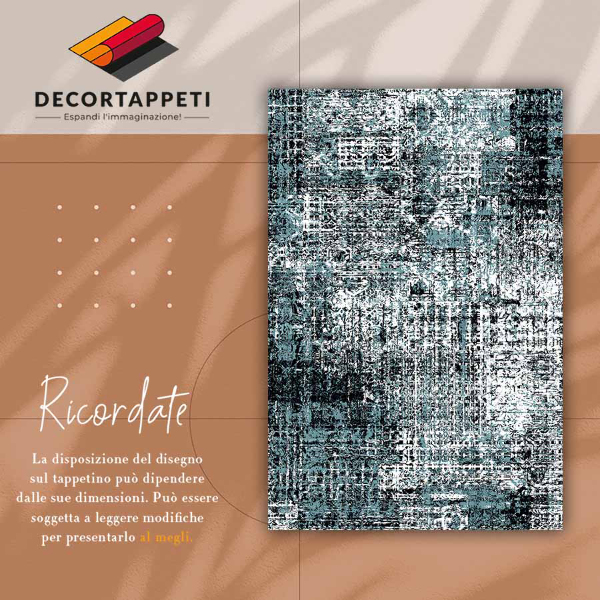 Vinyl floor mat Pattern of worn fabric