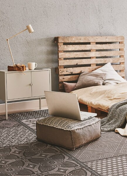 Fashinable interior vinyl carpet Combination of different patterns