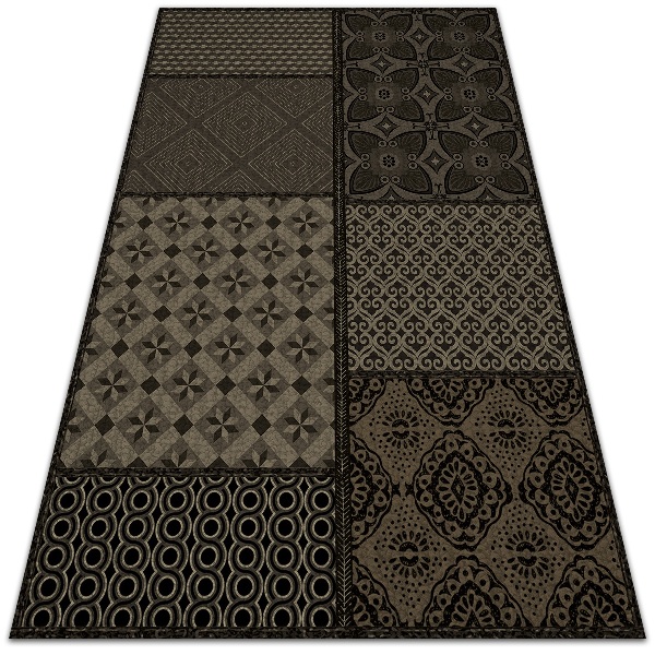 Indoor vinyl PVC carpet A combination of many patterns