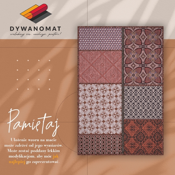 Universal vinyl rug A mix of styles