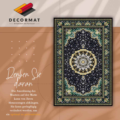 Interior PVC rug Golden mandala