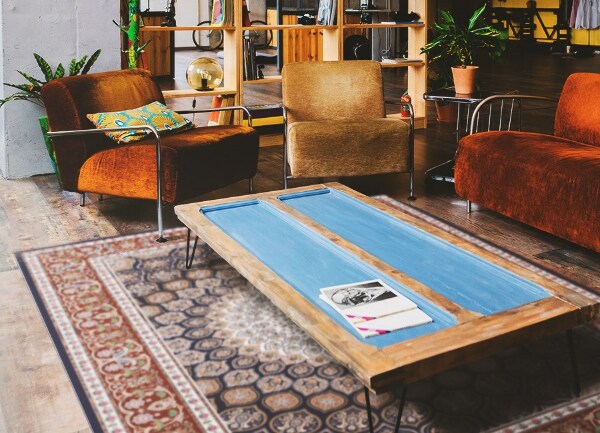 Vinyl rug A mesmerizing mandala
